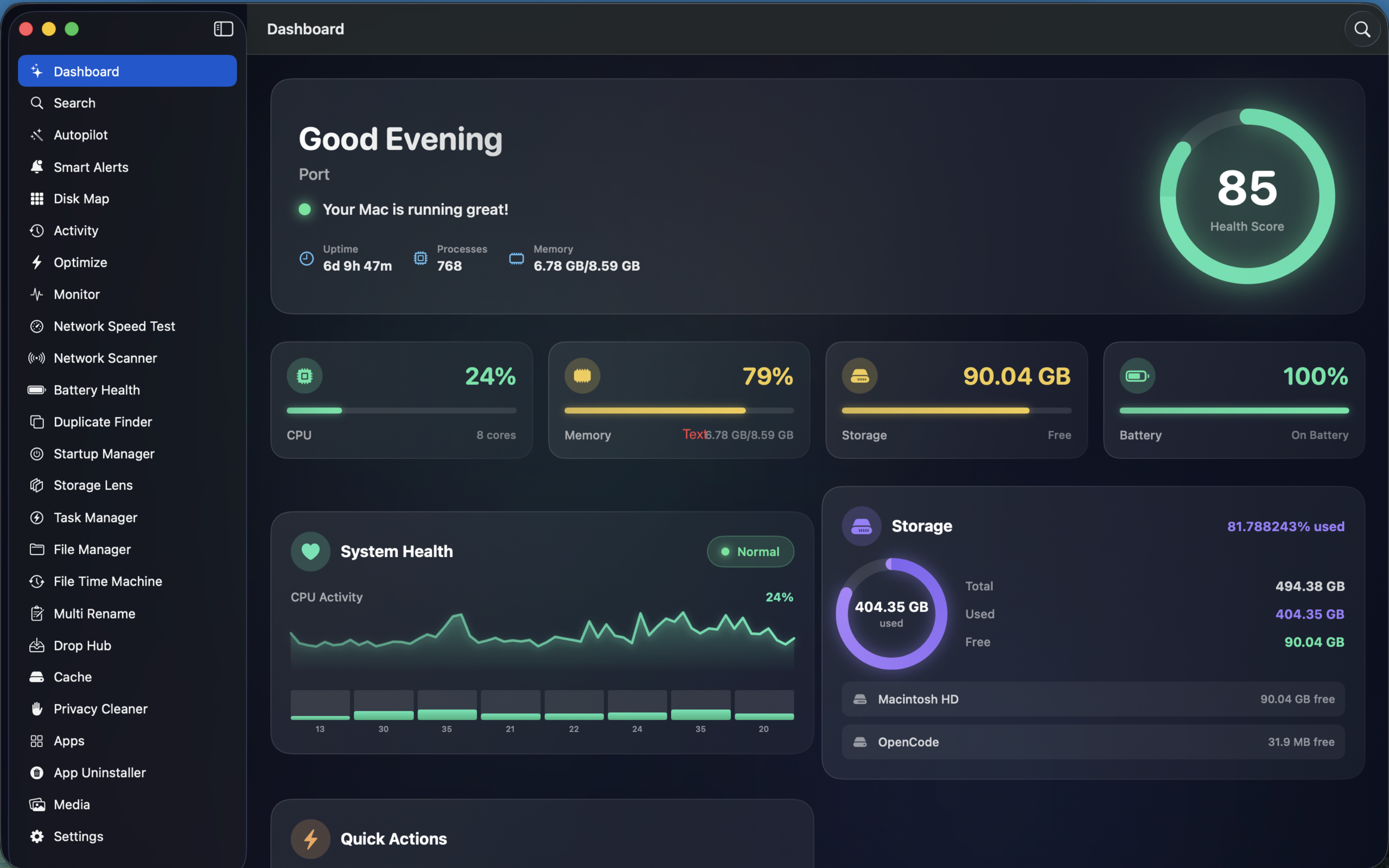 Dashboard